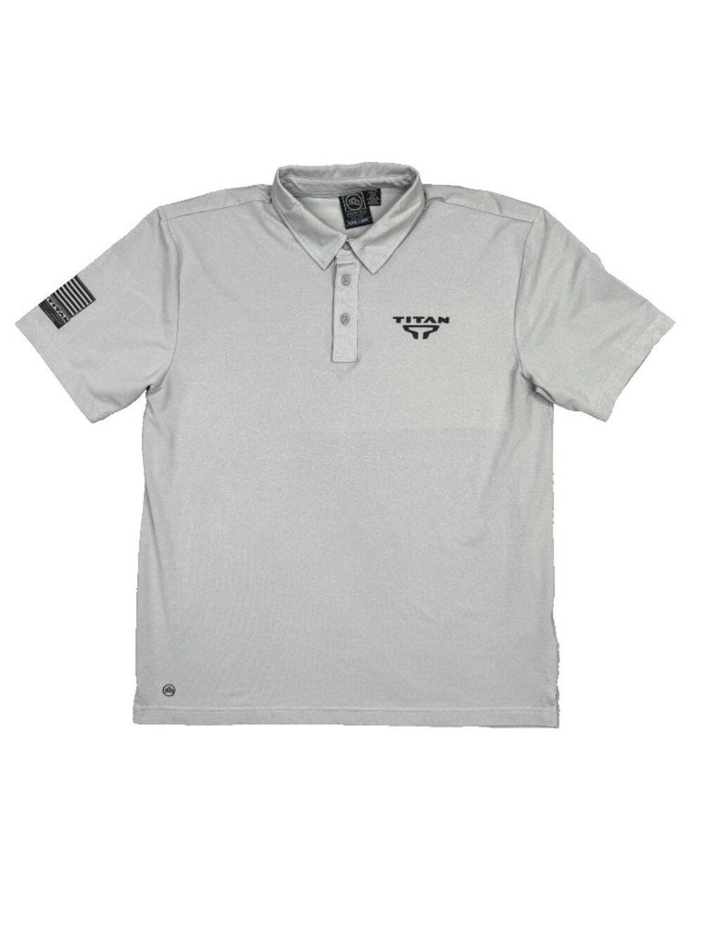 Nissan Titan Polo Shirt Mens Large L Gray Golf Stormtech H2X Performance Truck